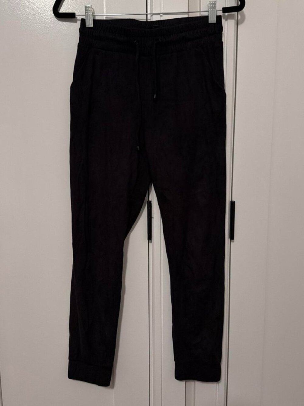 Bik Bok black tapered joggers with drawstring waist